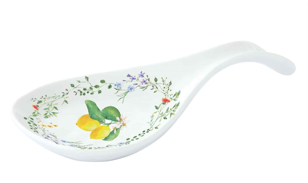 REPOSE CUILLERE 26x12cm, FLEURS ET CITRONS, Easylife