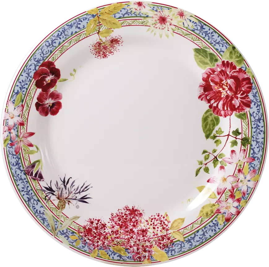 Assiette Plate Extra 27.5cm, Millefleurs, Gien