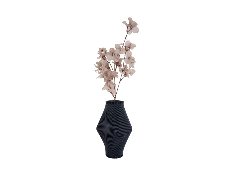 Vase Twisted Dark Blue, Present Time