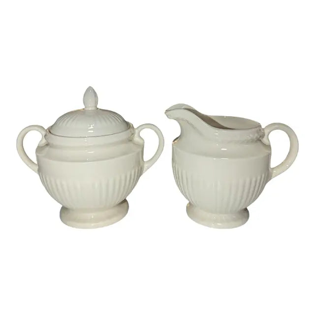 Lot Soldé Sucrier et Crémier, Edmé Plain, Wedgwood