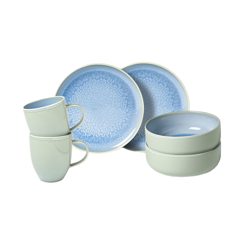 Set petit-déjeuner 6 pces, Crafted Blueberry