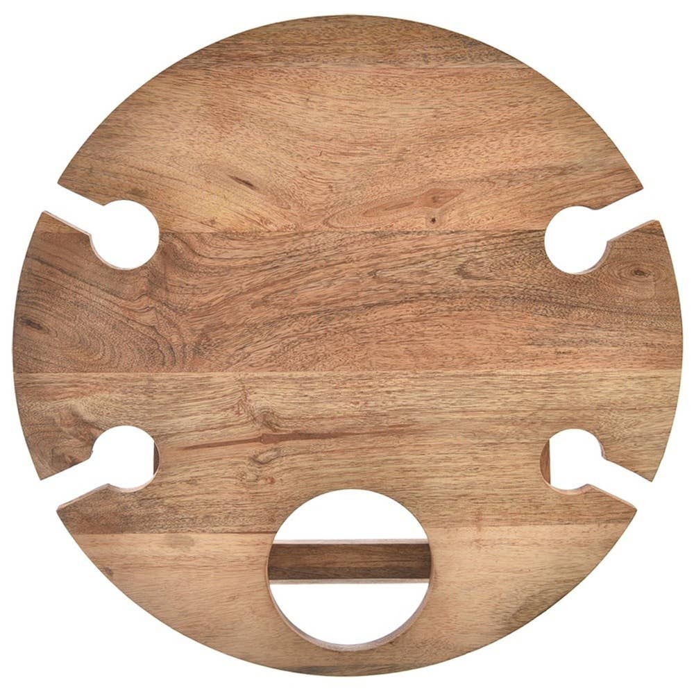 Table de pique-nique pour vin en bois pliable MANGO 39,5x24,5cm