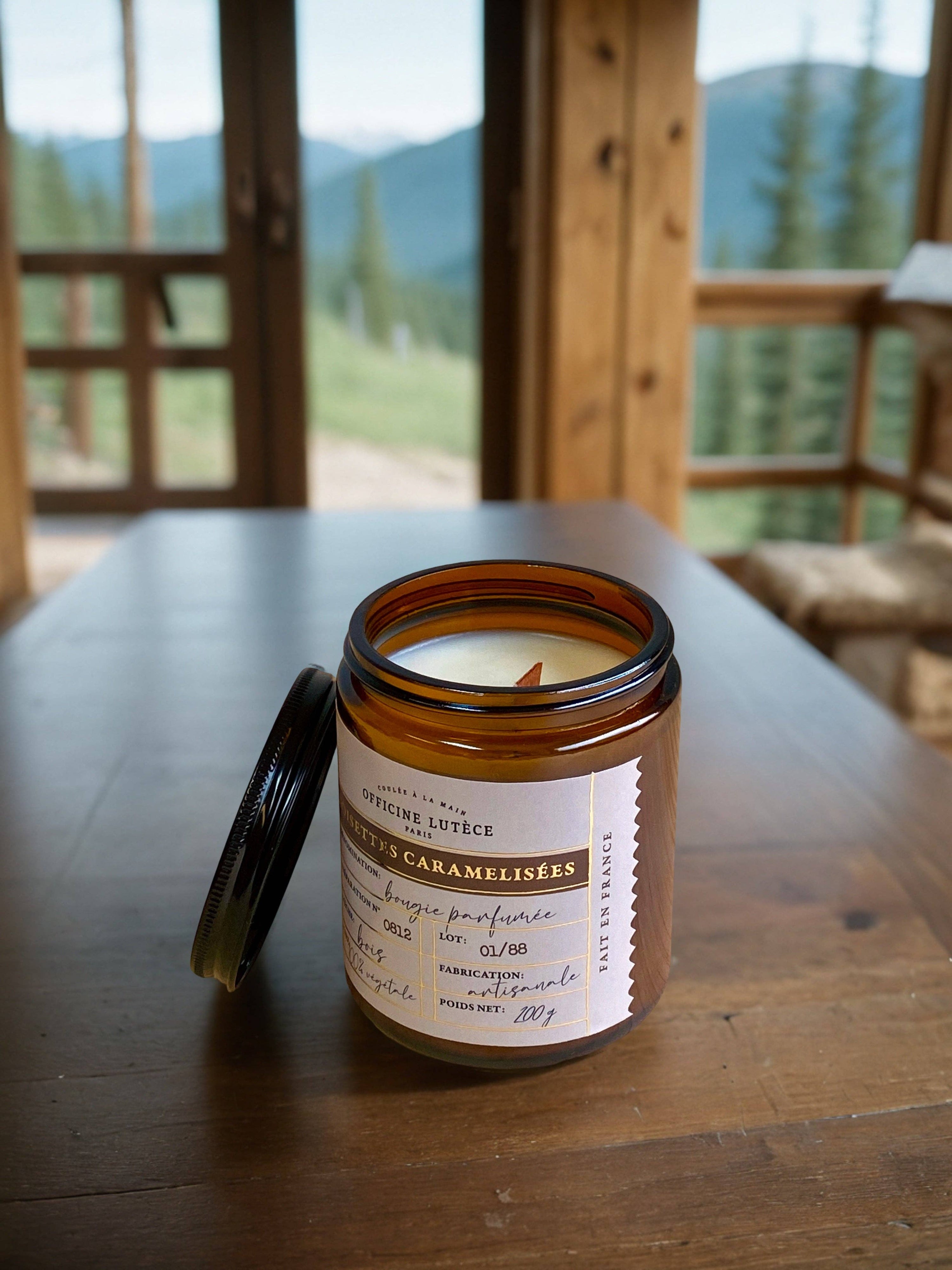 Bougie parfumée Noisettes caramélisées - 200g