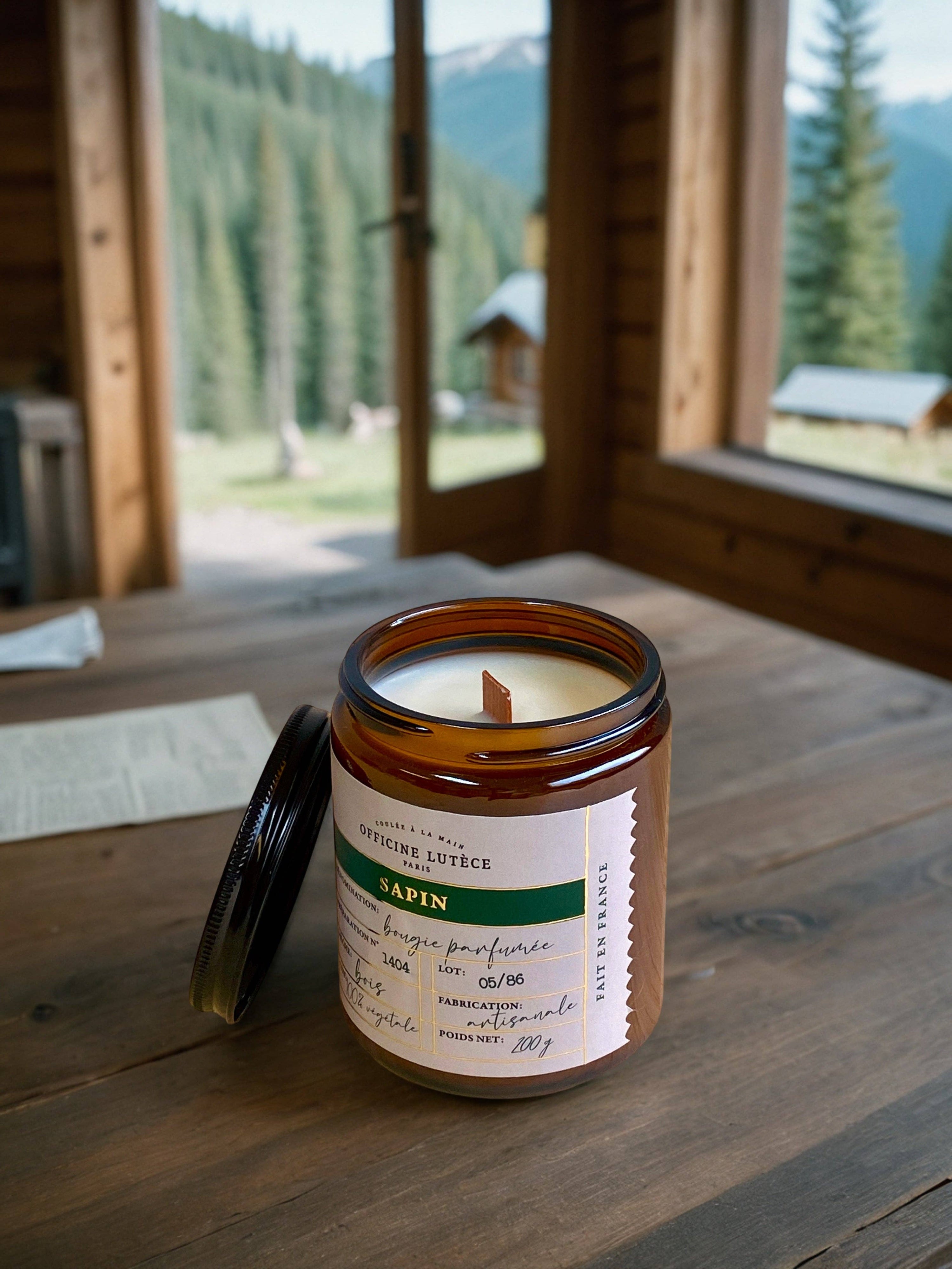 Bougie parfumée Sapin - 200g