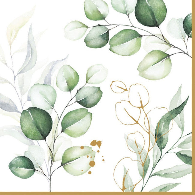 Serviettes en papier 33x33cm, Botanica