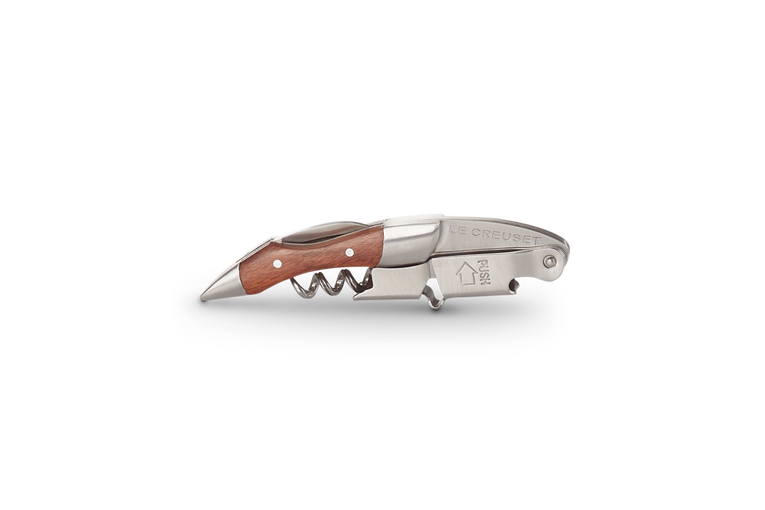 Sommelier double levier en bois, WT110