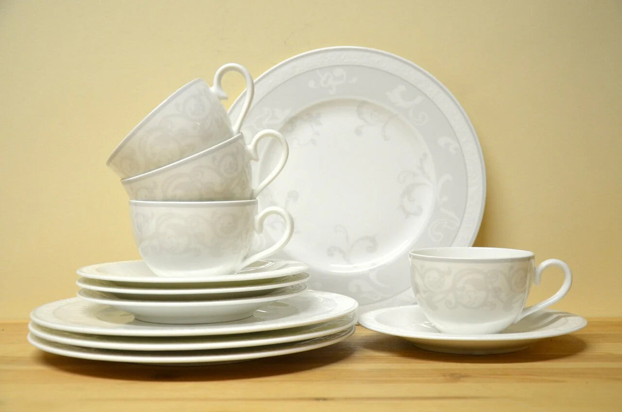 Lot 10 set Tasses Petit Déjeuner Gray Pearl, Villeroy & Boch