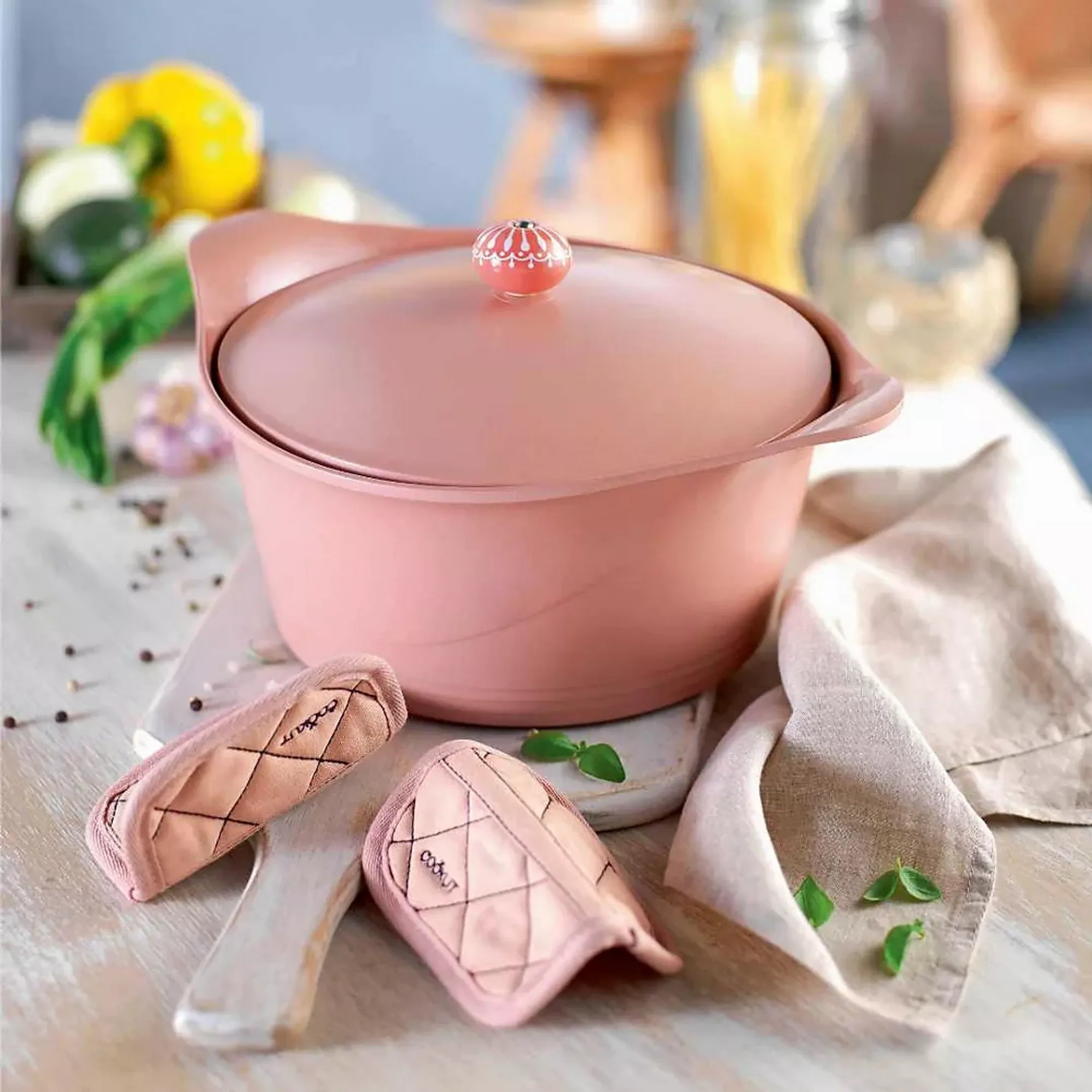 Cocotte 24 cm Guimauve 4.5 L. , Cookut
