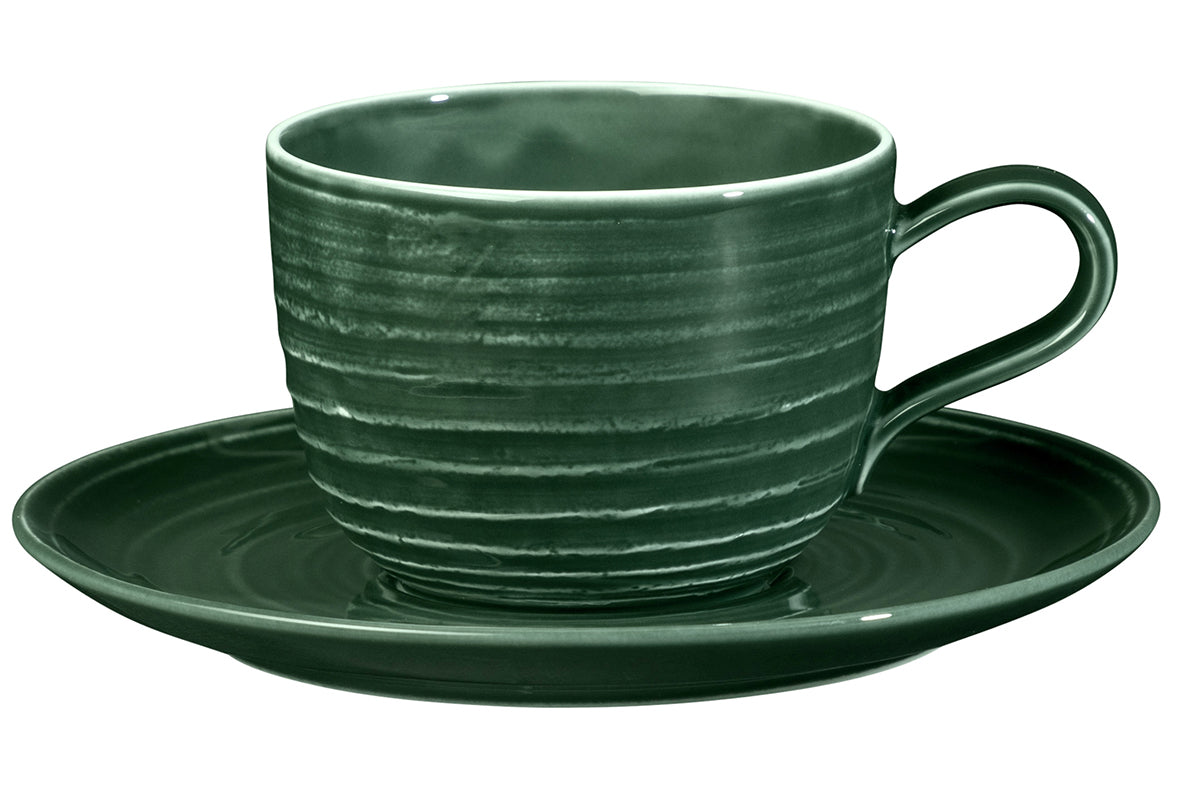 Paire Tasse Café/Thé 0.26L, Terra Moosgruen, Seltmann