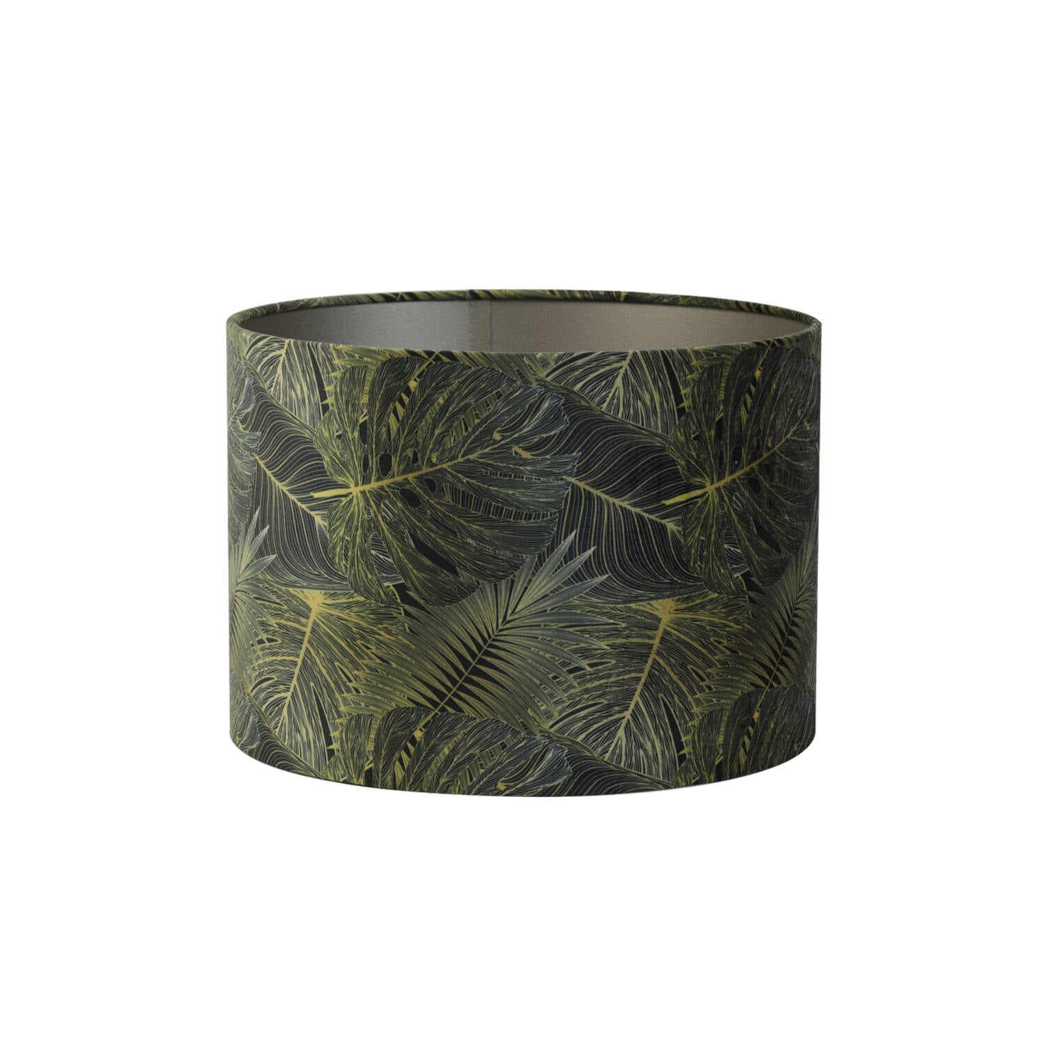 Pied de lampe + abat-jour céramique gris brun, Kyara, Light & Living