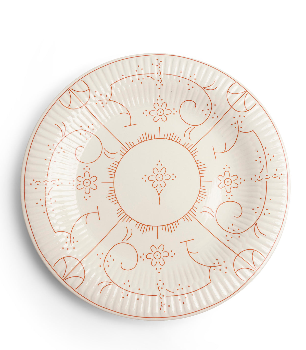 Assiette Creuse 24,5cm, Copenhague Coral Rose, Royal Boch