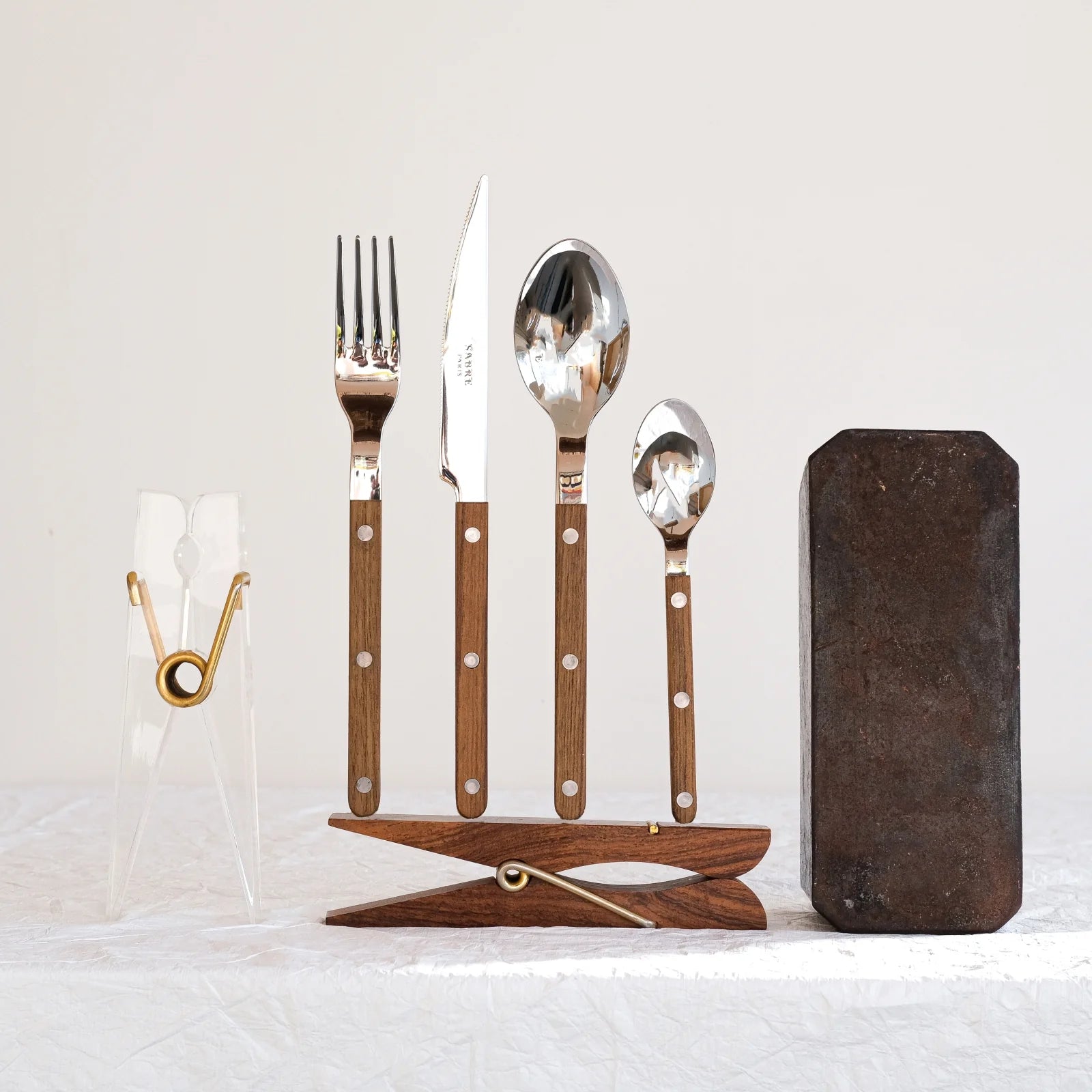 Set de 24 couverts de table, Bistrot Teck