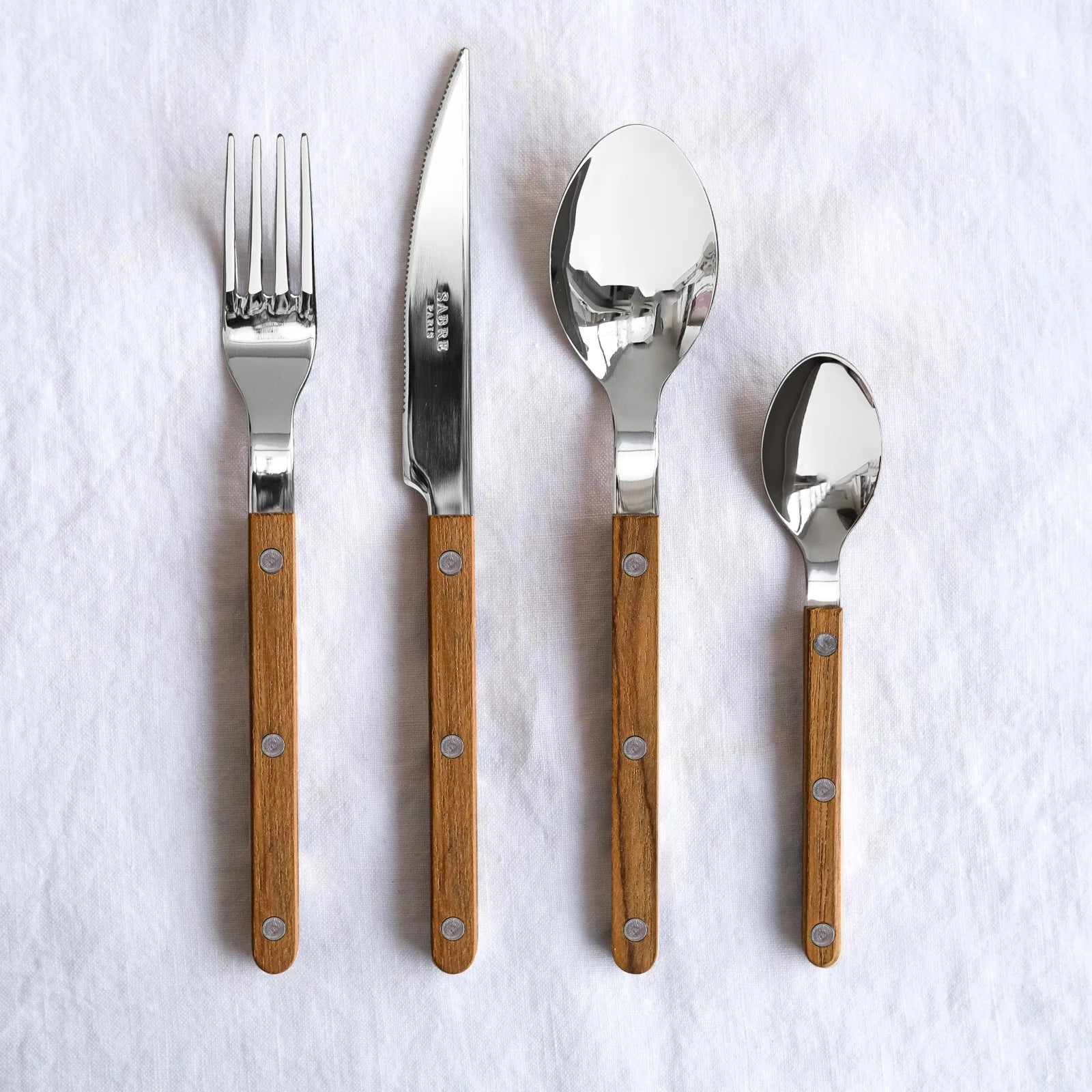 Set de 24 couverts de table, Bistrot Teck