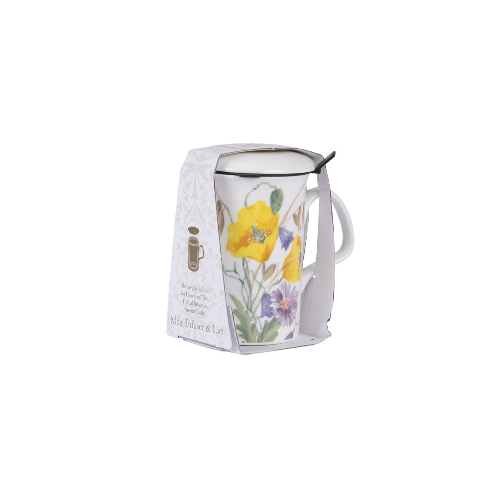 Mug infuseur Flower 32cl Article assorti par 6, Bastide