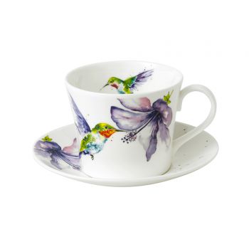 Paire Tasse Déjeuner 45 CL Colibri, Bastide