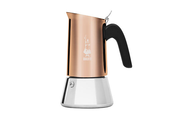 Cafetière Italienne 6 Tasses, Venus Induction Cuivre, Bialetti