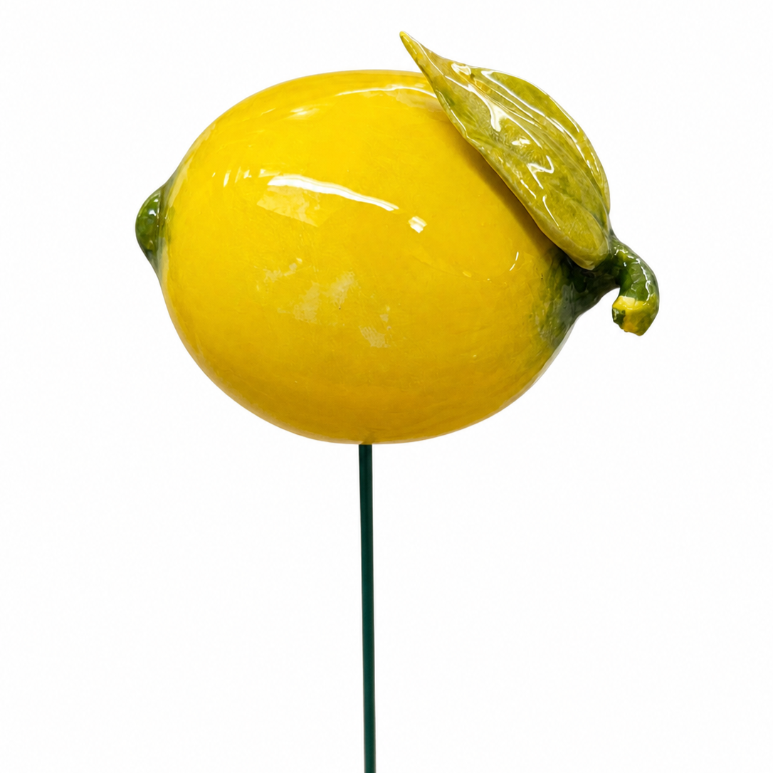 Citron en céramique italienne 6-7 cm – Décor fait main