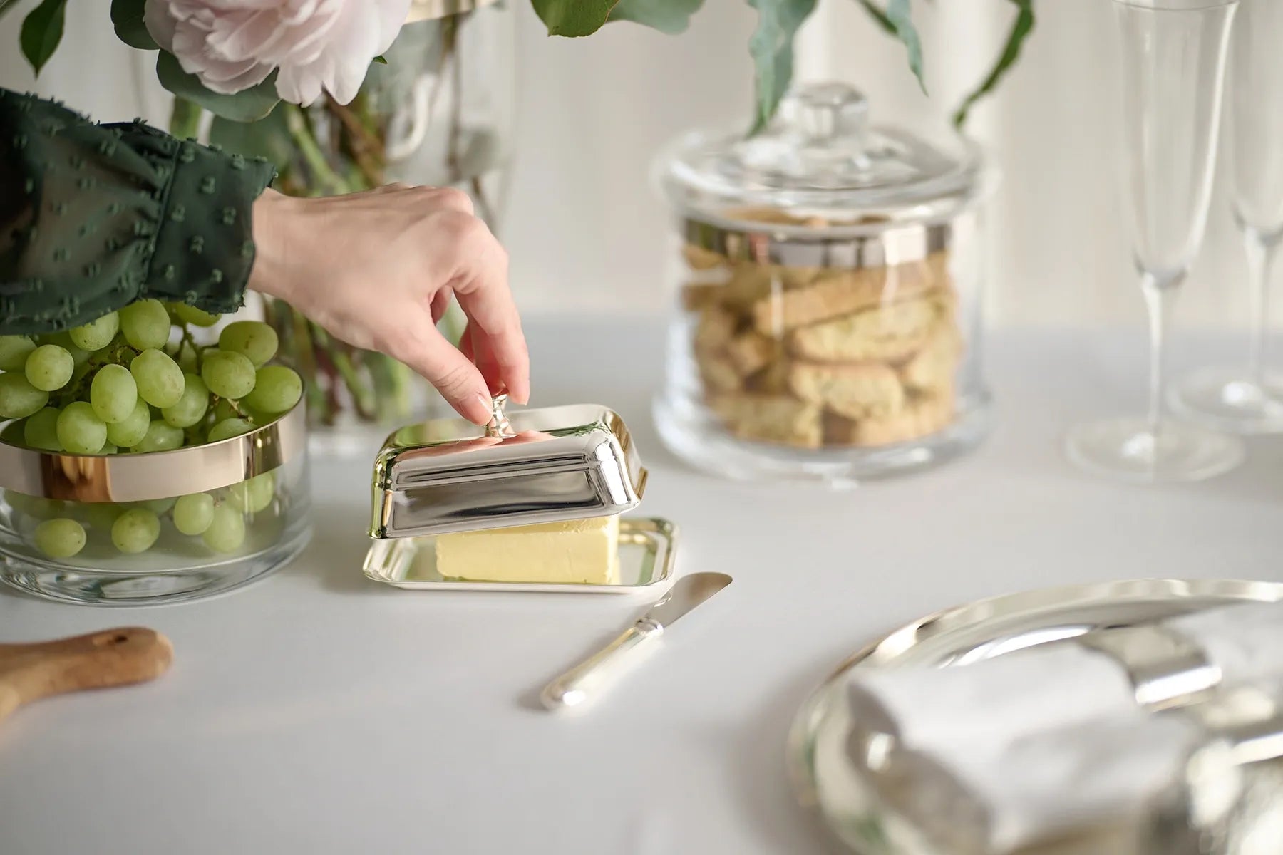 Beurrier Mary 8x13 cm avec Couteau, Edzard