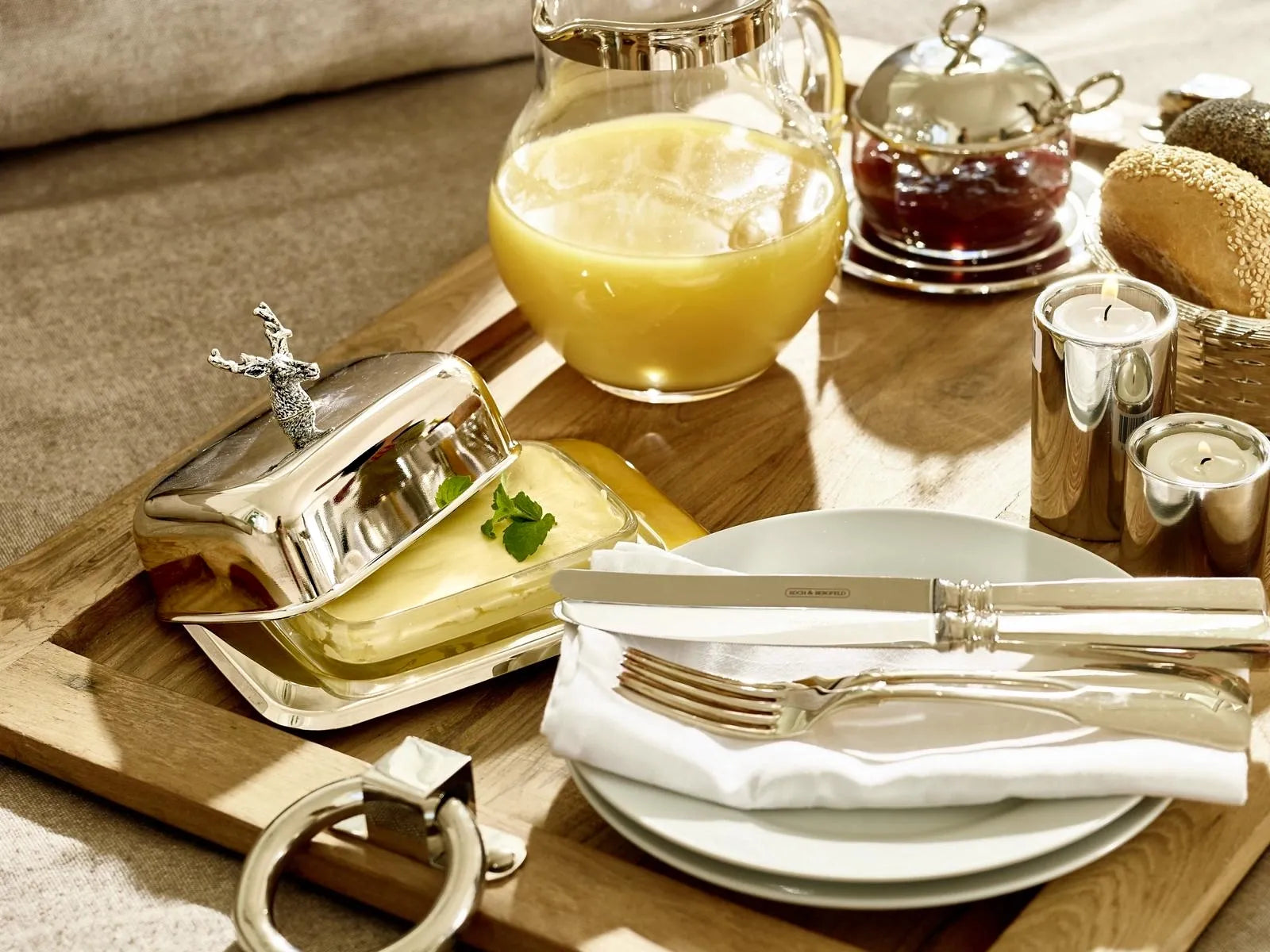 Beurrier 18x13 cm Cerf, Edzard