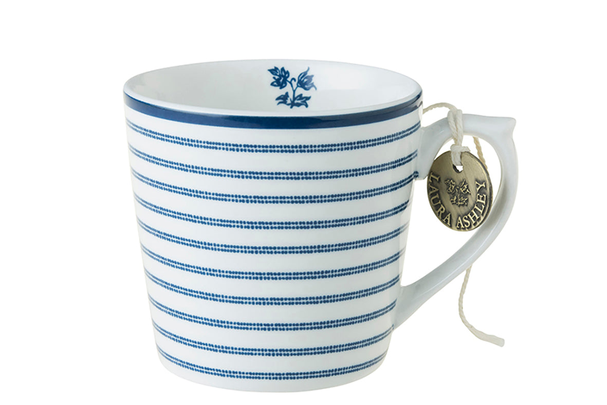Mug Mini Blue Candy Stripe Laura Hashley