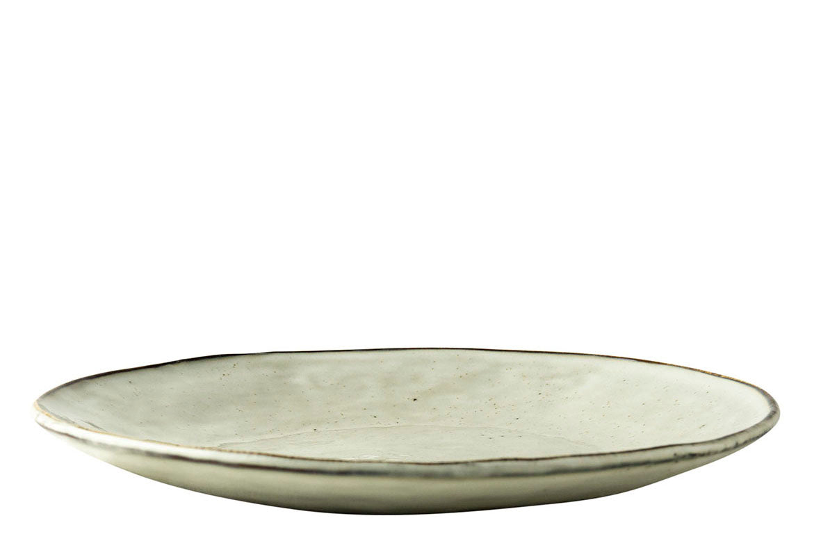 Assiette plate 26.5cm, Organic Crème