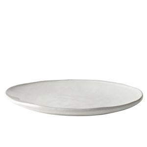 Assiette Plate 26.5 cm Organic Blanc, Dutch Rose