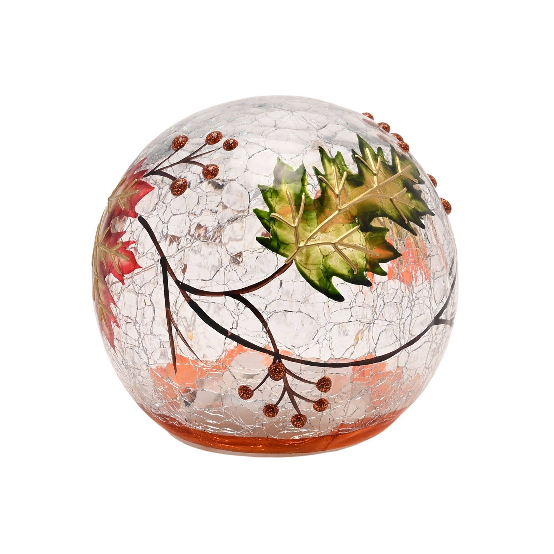 Boule lumineuse à LED Feuille d'automne Country Living