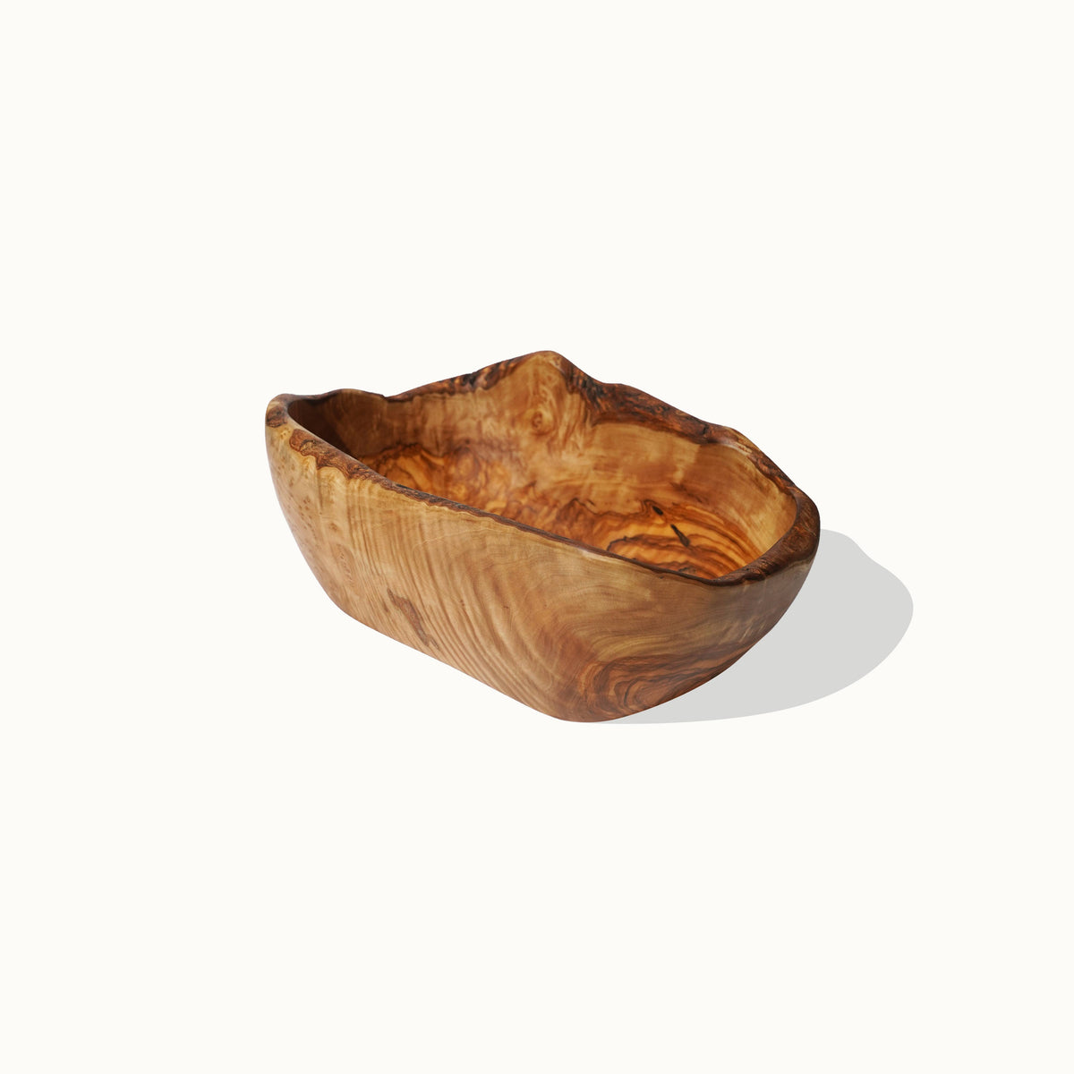 Handcrafted Unique Olive Wood Rustic Fruit Cup
: Diam 29-30*6-11 cm