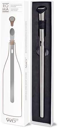 Refroidisseur à vin en acier inoxydable avec bouchon hermétique, Wd Lifestyle