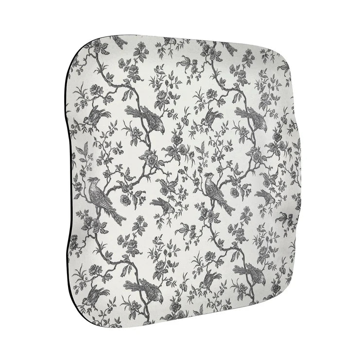 Plateau Papillon 46x36cm, Birdy Noir, Platex