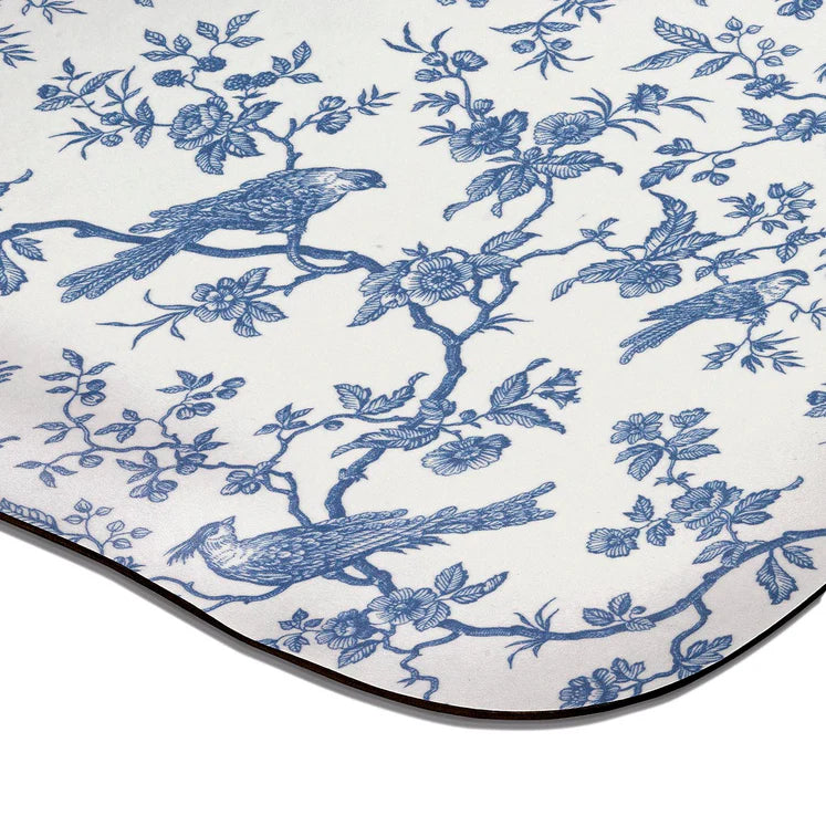 Plateau Papillon 46x36cm, Birdy Bleu, Platex