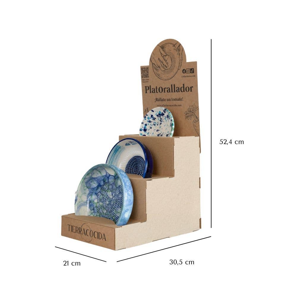 Support pour râpe en céramique | Présentoir pour boutiques: Espagnol