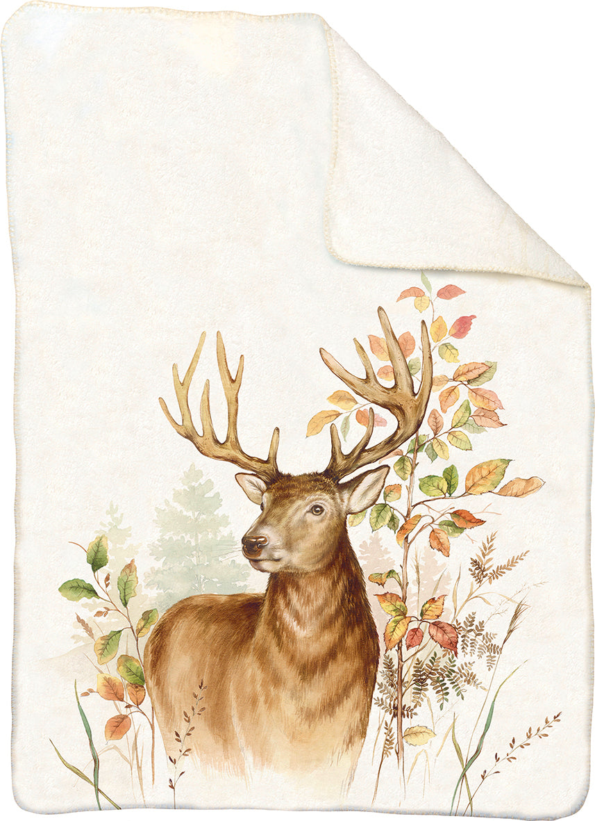 Couverture 130x180, Cerf, Ihr