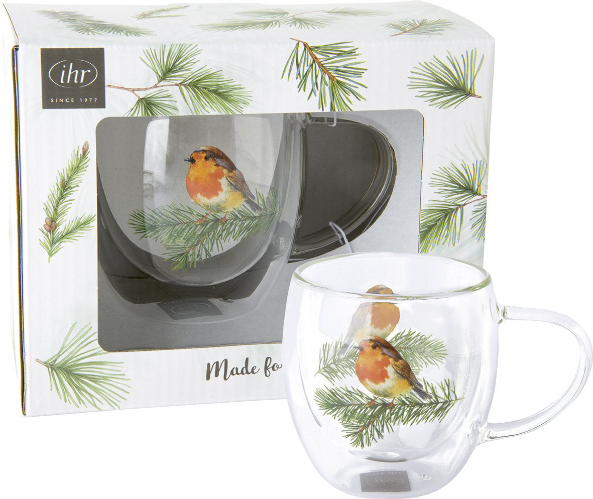 Verre à Thé double paroi Charming Robin, Ihr