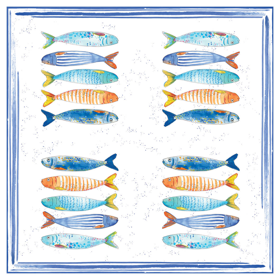Serviette de table, Bord de Mer
