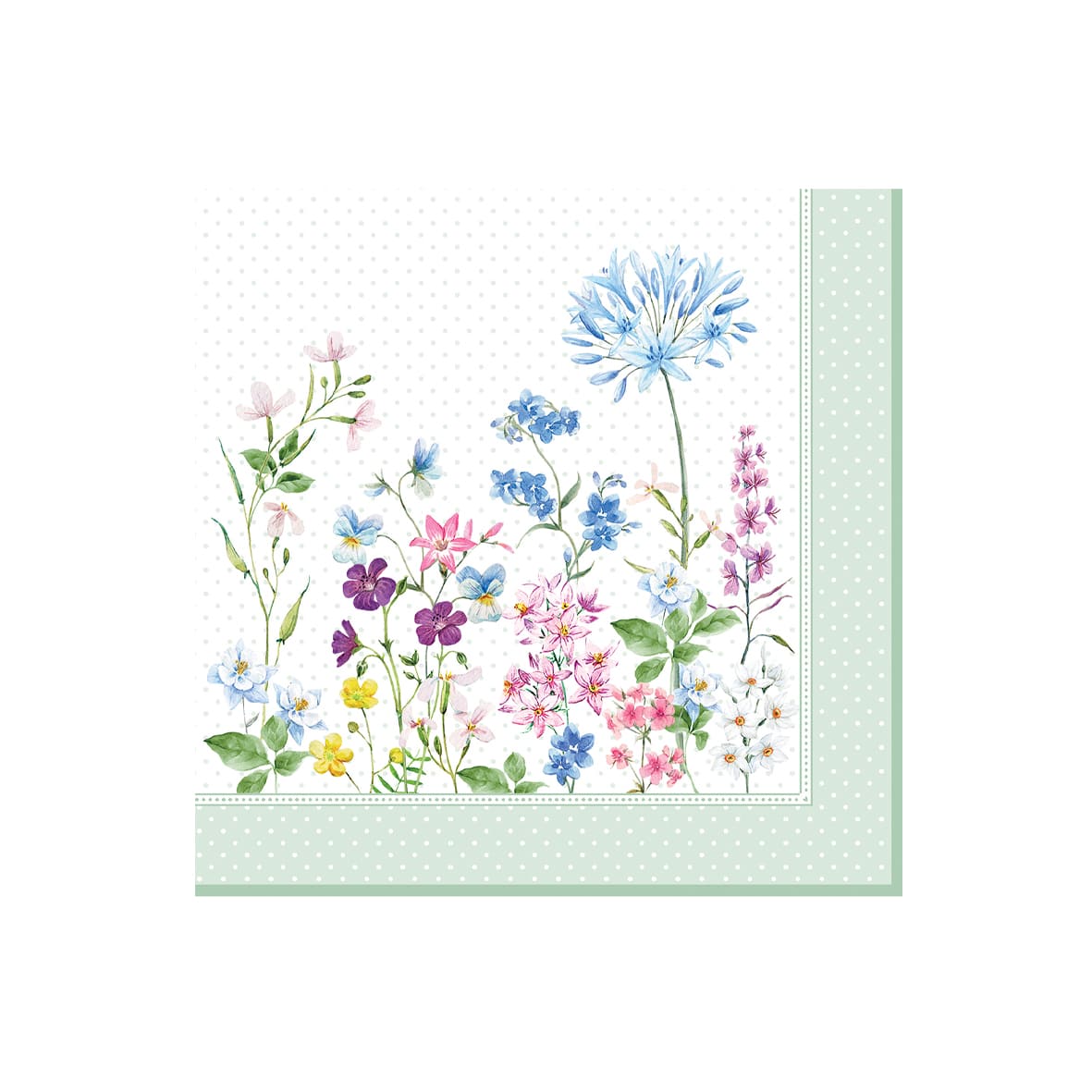Serviettes en papier 33x33cm, Floraison