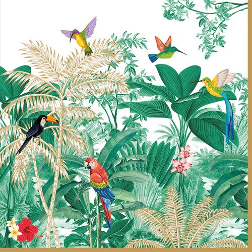 Serviettes en papier 33x33cm, Exotic Heaven