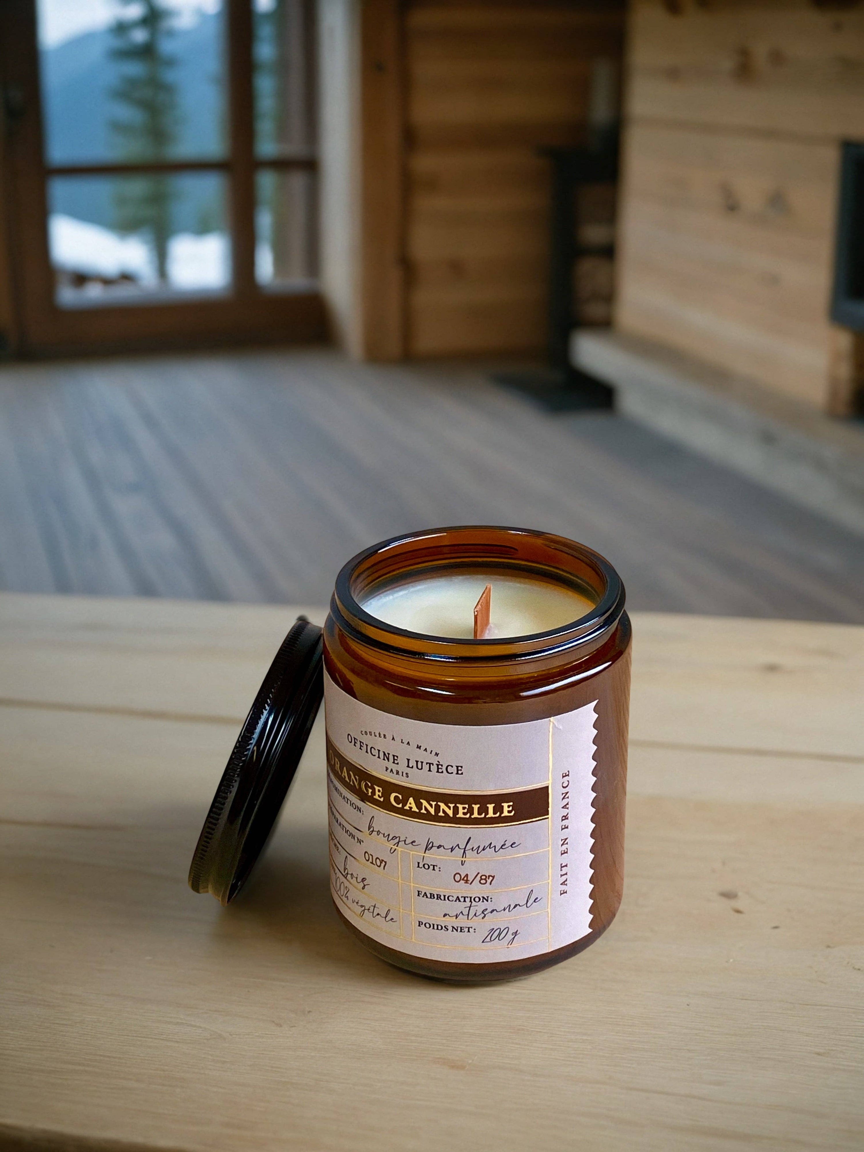 Bougie parfumée Orange Cannelle - 200g