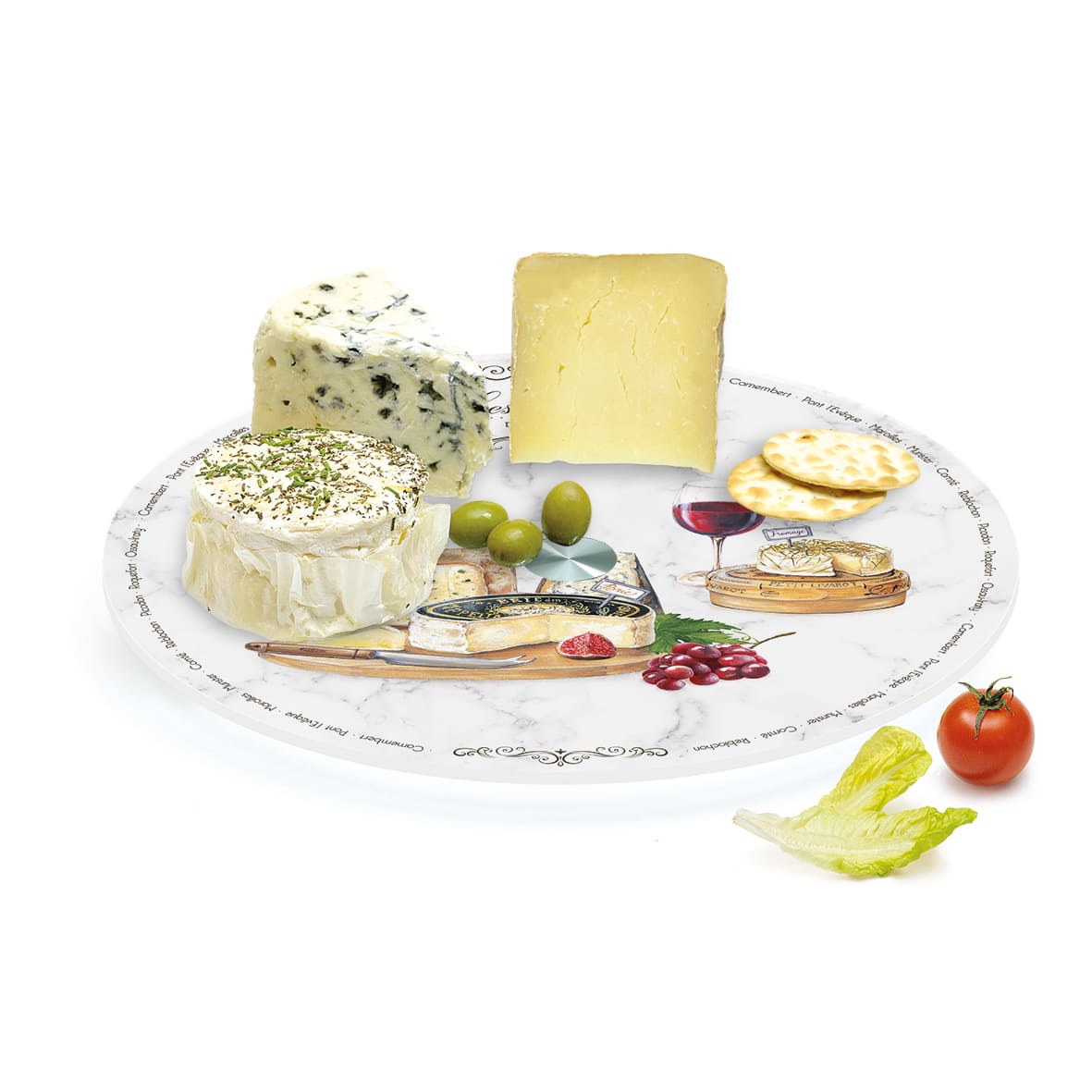 Plateau tournant 21 cm LES FROMAGES