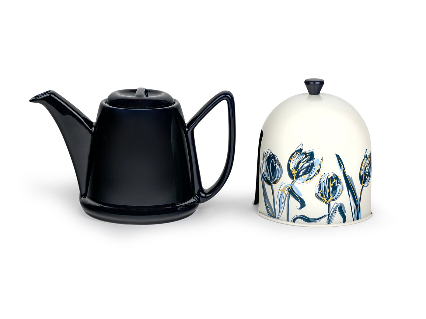 THÉIÈRE MANTO TULIP 1L BLEU, Bredemeijer