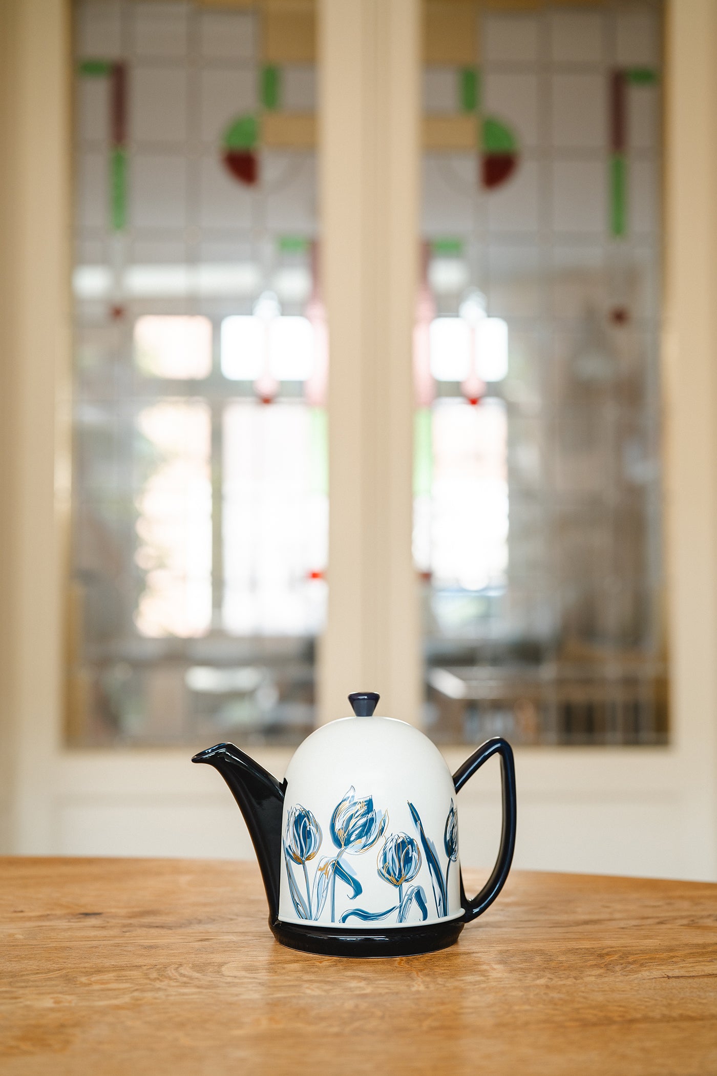 THÉIÈRE MANTO TULIP 1L BLEU, Bredemeijer