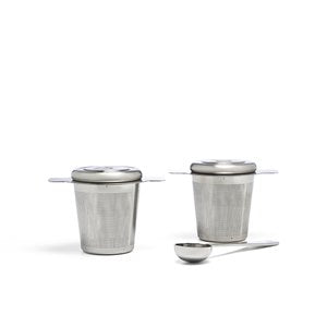 Deux Filtres à Thé + cuillières