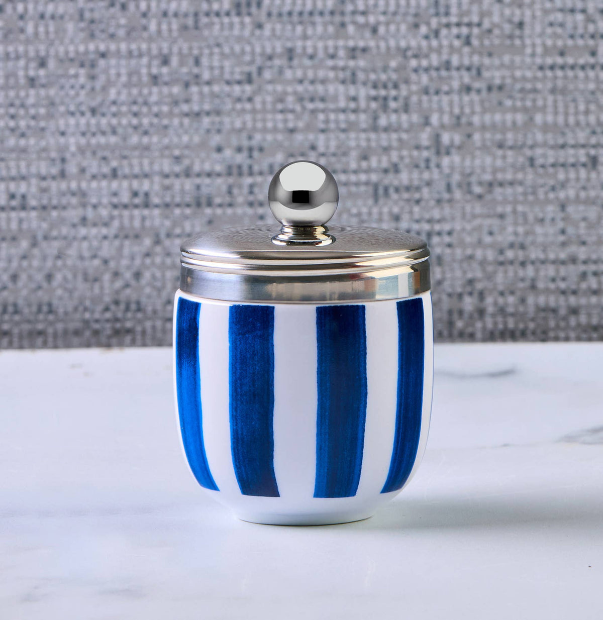 Egg Coddler à Œufs Rayures Bleues, DRH