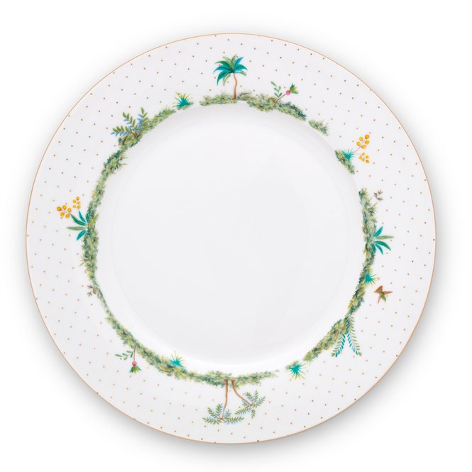 Assiette plate 26.5cm, Jolie Dots Gold, Pip Studio