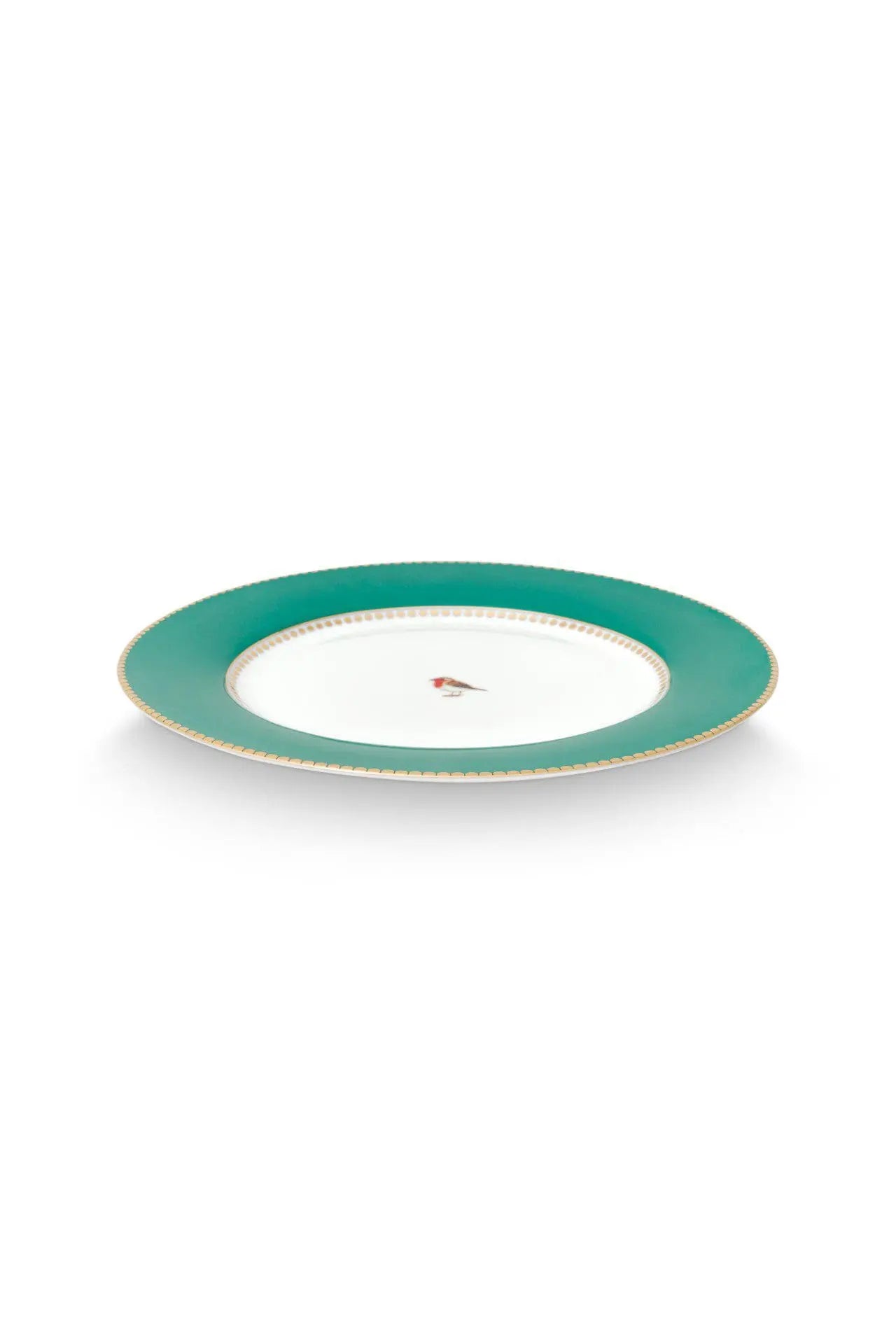Assiette Dessert 21cm, Love Birds Winter Dark Green, Pip Studio