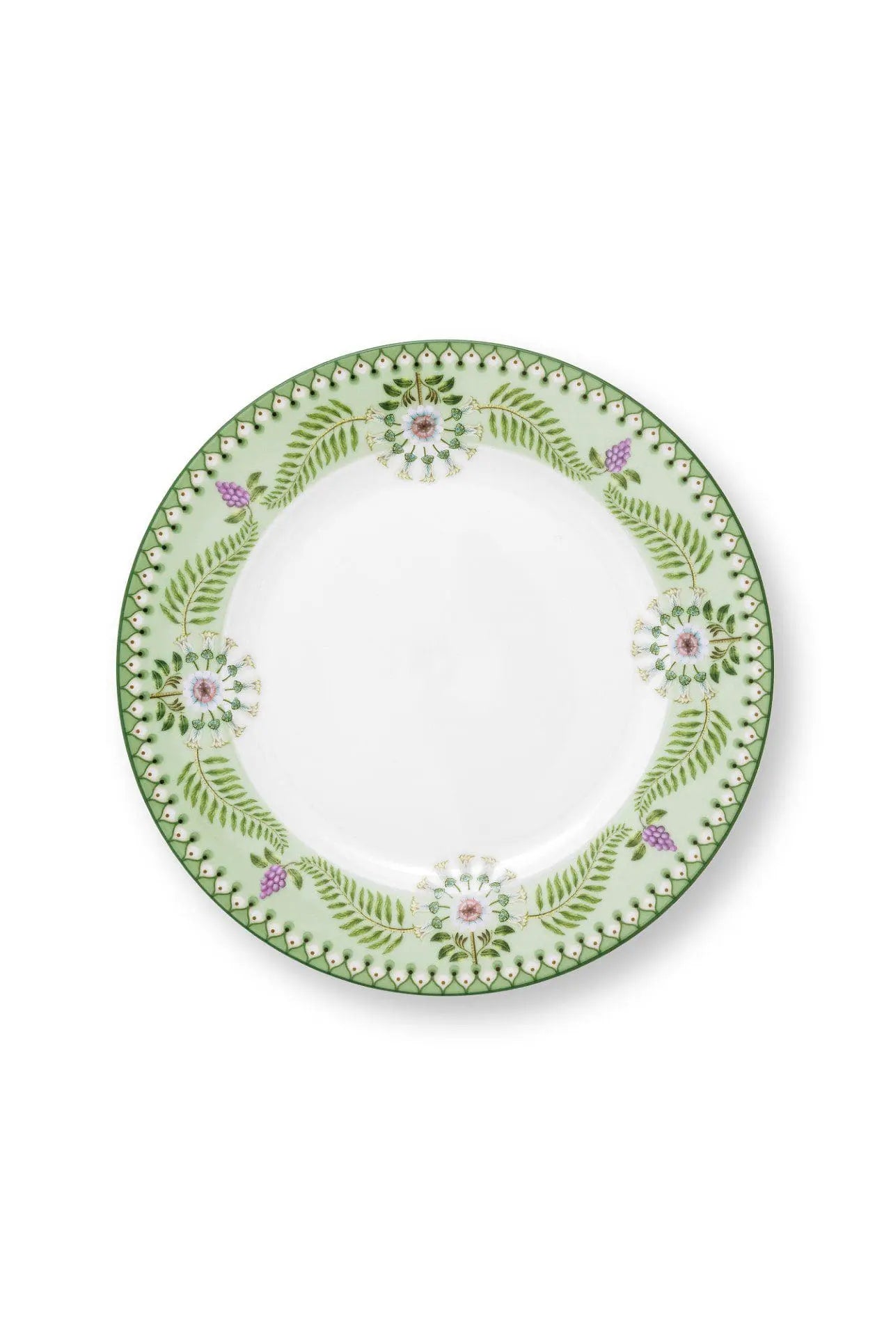 Assiette Plate 23cm, Lily&Lotus Vert Clair