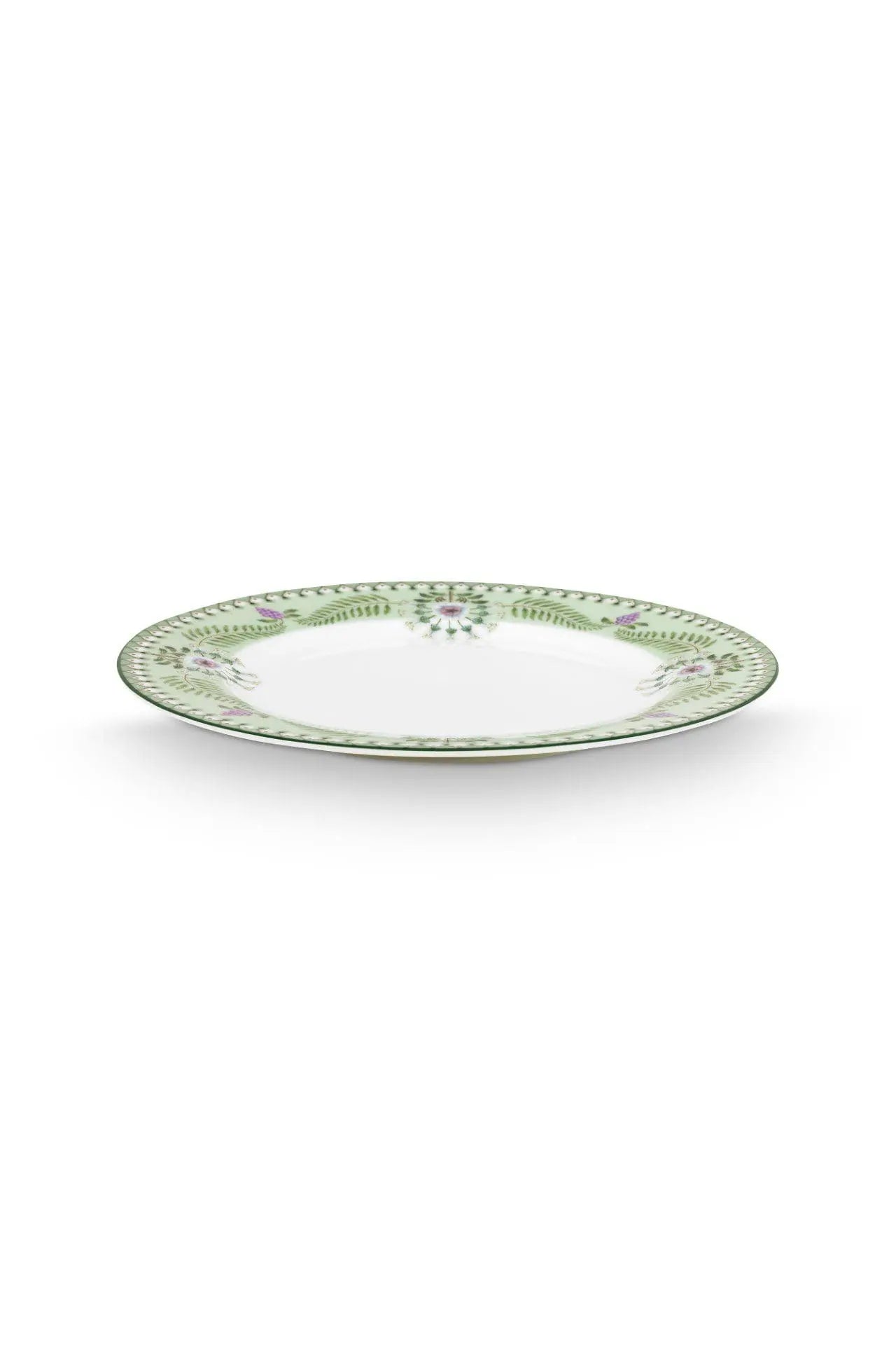 Assiette Plate 23cm, Lily&Lotus Vert Clair