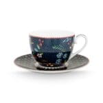Paire Tasse Café 280 ml set de 2 Blues Berry, Pip Studio