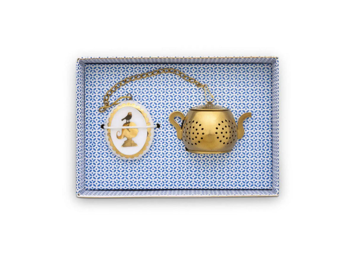 Infuseur à thé médaillon, Royal White, Pip Studio