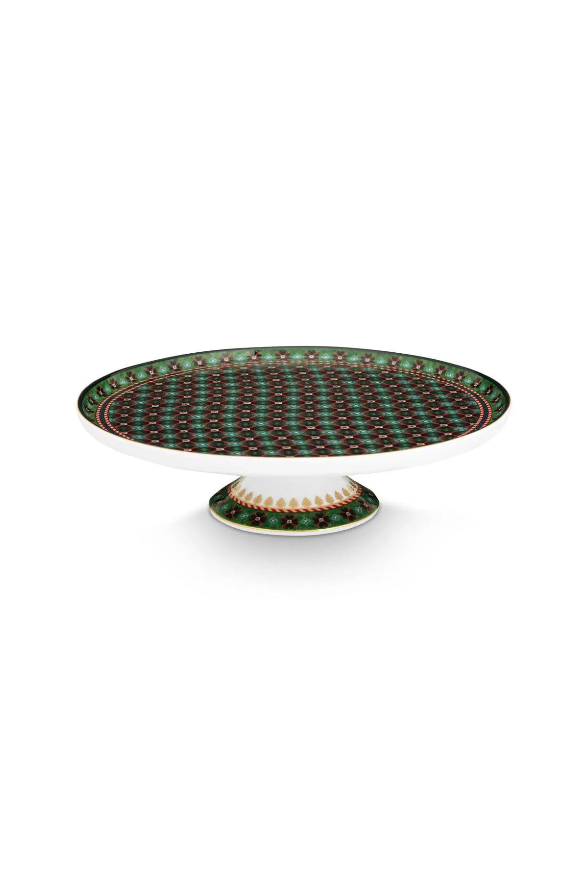 Plat à Gâteau sur Pied 21cm, Clover Green, Pip Studio